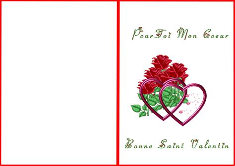 Carte St Valentin Gratuite Carte Bonne Saint Valentin