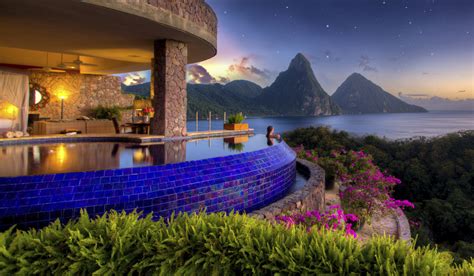 Home Jade Mountain St Lucia St Lucias Most Romantic Luxury Resort
