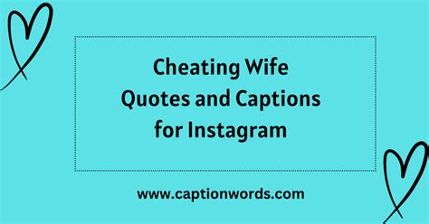 cheating wife quotes and captions for instagram