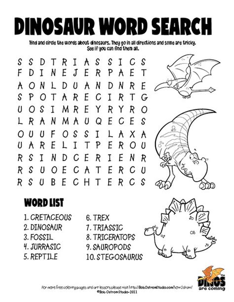 Word search not only entertains, it educates. Dino Word Search Free Coloring Page | Flickr - Photo Sharing!