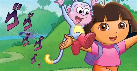 Dora The Explorer Channels Jojos Bizarre Adventure In This Viral Comic