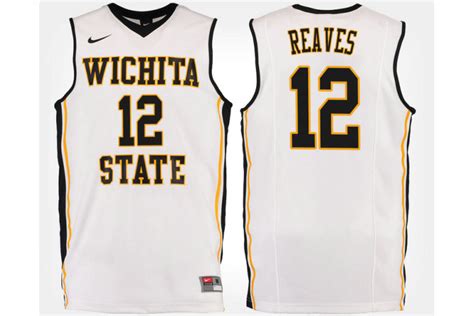 Wichita State Shockers 12 Austin Reaves White Road College Basketball Jersey