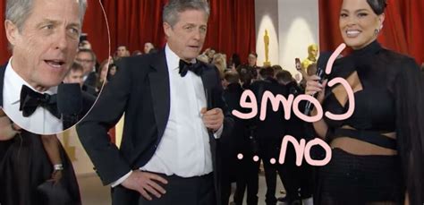 Hugh Grant Slammed By Oscars Fans After Super Awkward Rude Red Carpet Interview With Ashley