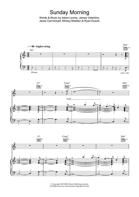 We did not find results for: Sunday Morning | Sheet Music Direct