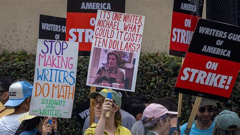 Wga Writers Best And Funniest Picket Signs From The 2023 Strike