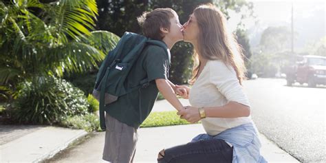 It Is Fine To Kiss Your Kids On The Lips Obviously Huffpost