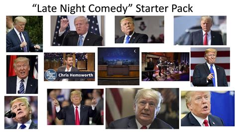 Late Night Comedy Starter Pack Scrolller