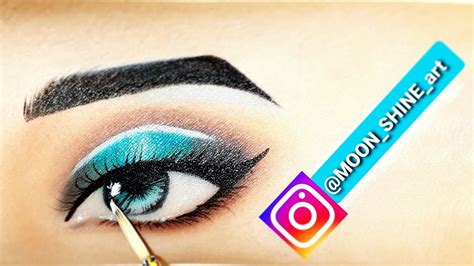 Eye Makeup On Hand Step By Step Youtube