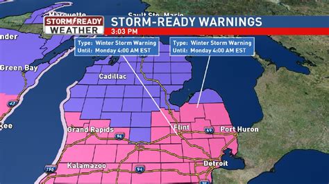 Mid Michigan Winter Storm Warning Wsmh