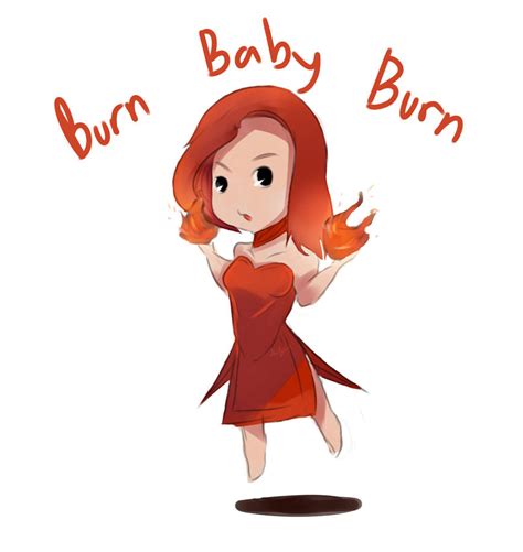 Burn Baby Burn Lina Dota2 By Baif3rn On Deviantart