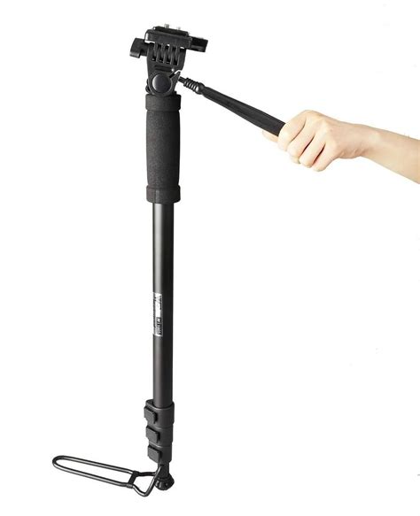 WT 1005 Camera Monopods with 3 way Head Bag Monopods Photo Studio