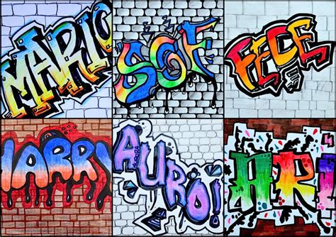Name In Graffiti Style Graffiti Art Letters Art Lessons Middle