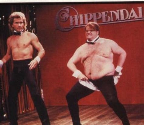 Chippendales Auditions 1990 Patrick Swayze And Chris Farley R Oldschoolcool