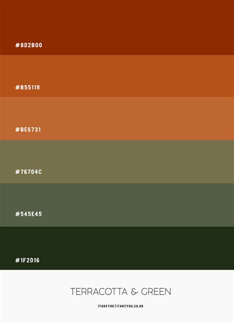 Terracotta Colour Combination Colour Palette 60 Earth Colour Palette