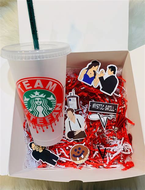 Vampire Diaries Birthday T Box Vd Starbucks Iced Coffee Etsy