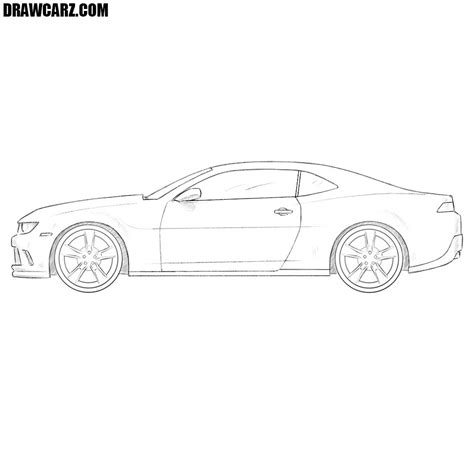 How To Draw A Chevrolet Camaro