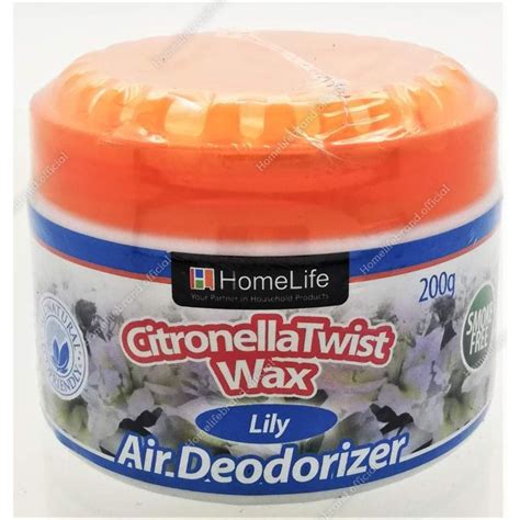 Homelife Citronella Twist Wax Lilyair Deodorizer Shopee Philippines