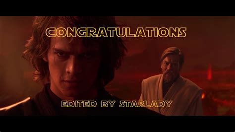 Star Wars Congratulations Youtube