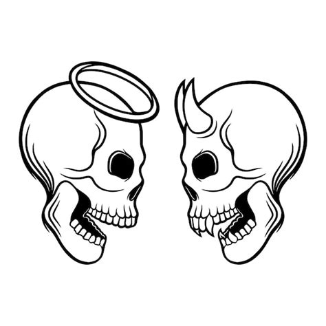 Share 63 Angel Skull Tattoo Latest Vn