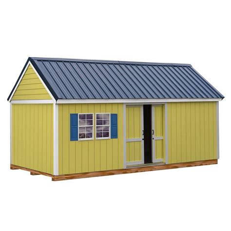 Learn how to build a shed using this guide. Best Barns Brookhaven 10 ft. x 20 ft. Storage Shed Kit ...