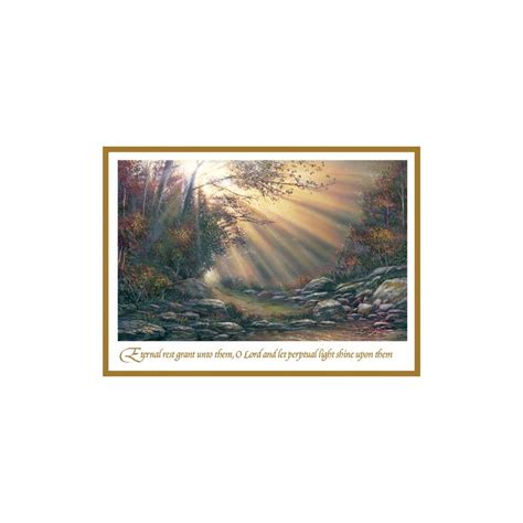 Perpetual Light Mass Card Catholic Mass Cards Mass Cards For The