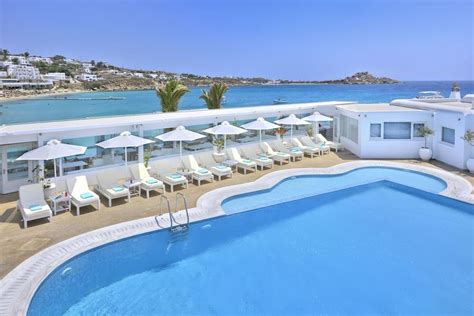 Petinos Beach Hotel 4 Hrs Star Hotel In Mykonos South Aegean