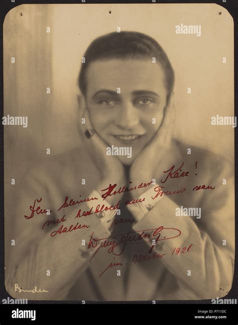 english willy fritsch german theater and film actor 1901 1973 with his signature 22 x 17 cm