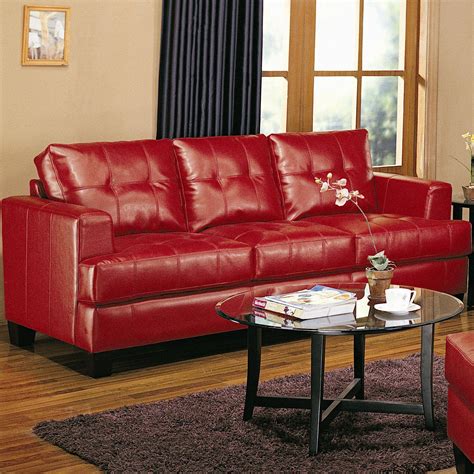 The Best Dark Red Leather Sofas