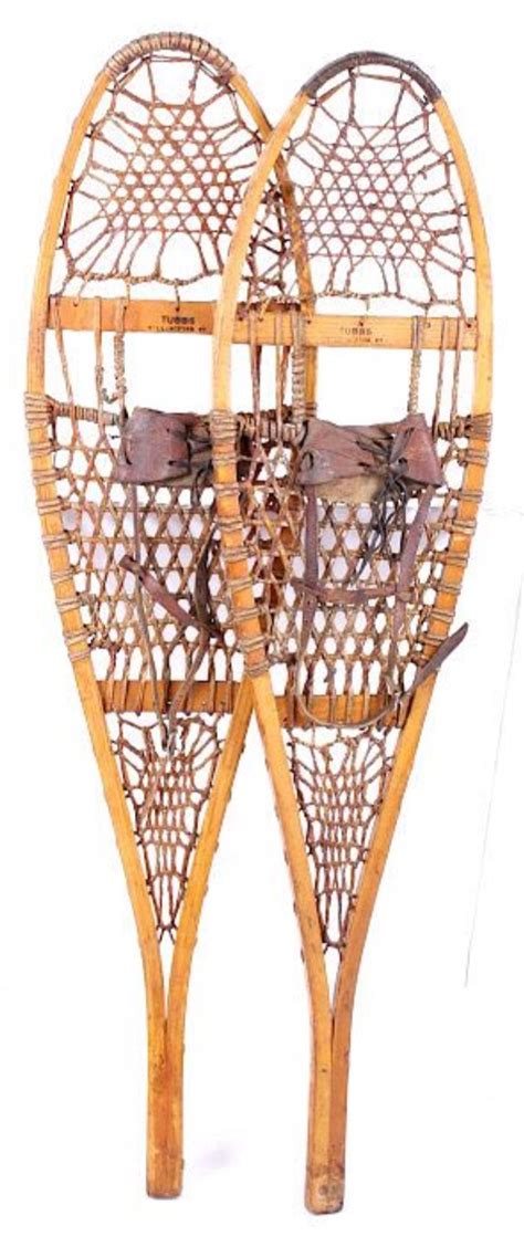Wooden Snowshoes The Snowshoes Were Made By Vermont Tubbs They Are