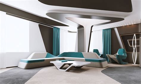 Futuristic Home Interiors Shaped By Technological Inspiration Futuristic Home Interior