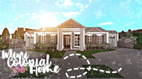 [ROBLOX] Bloxburg - No Gamepass Mini Colonial Home | PART 2 | - YouTube