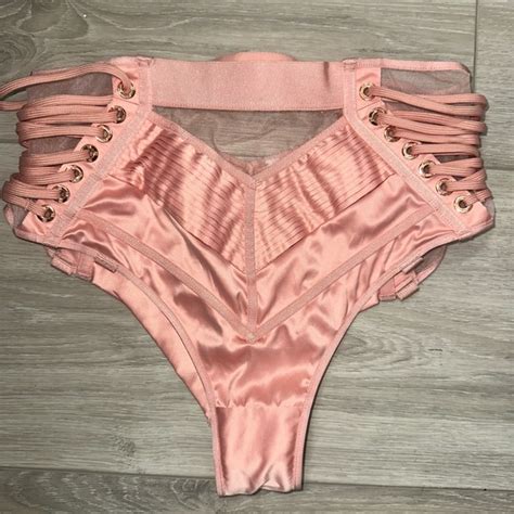 Honey Birdette Intimates And Sleepwear Honey Birdette Pink High Waisted Panties Poshmark