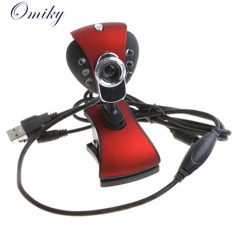Omiky Mecall USB 50 0 Mega 6 LED HD Webcam Camera Web Cam With MIC For