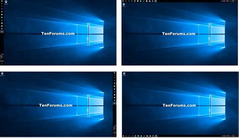 Change Taskbar Location On Screen In Windows Tutorials 35100 Hot Sex