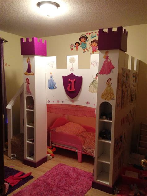Princess Castle With Space For Toddler Bed Ana White