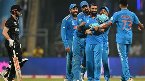 India Vs New Zealand Semi Final Live Score World Cup 2023 Five Star