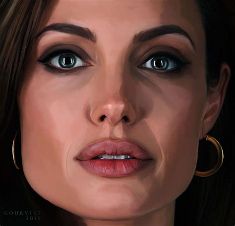 Angelina Jolie By Christinegourvest On Deviantart