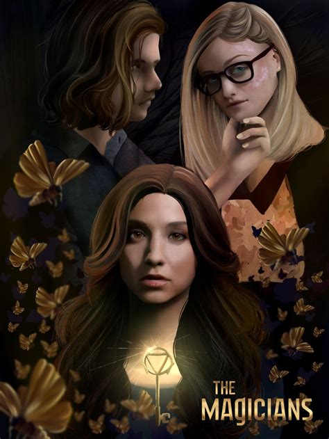The Magicians Movie Poster With Two Women Looking At Each Other And One