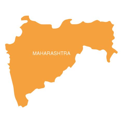 Maharashtra Map With District Png Image With Transparent Background Png