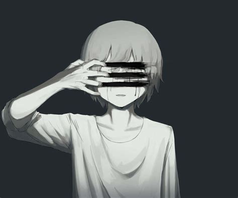 Download Anime Depression Artistic Interpretation Wallpaper