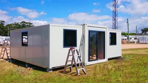 Steel Luxury Modular Prefabricated Granny Flat Fold Container House