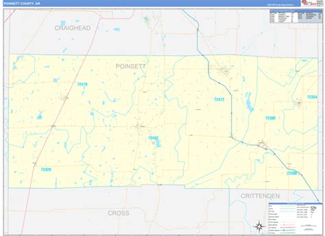Maps Of Poinsett County Arkansas
