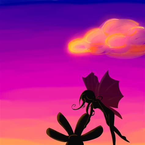 Sunset Fairy By Blueberrysakura On Deviantart
