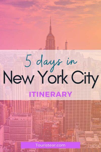New York City Travel Itinerary
