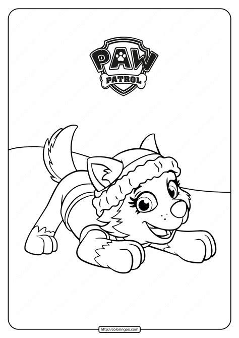 Paw Patrol Everest Paw Patrol Coloring Pages Paw Patrol Coloring Porn