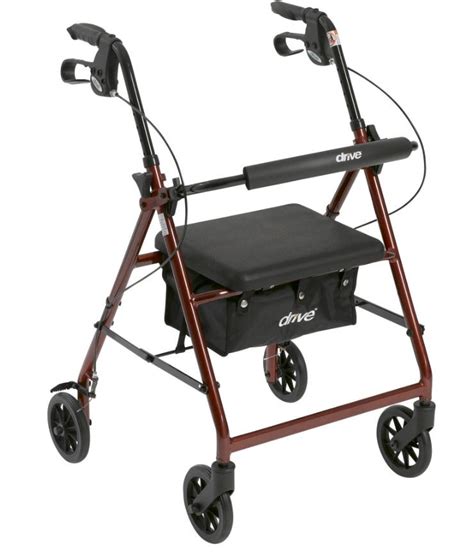 Buy Drive Medical Aluminum Rollator With 6 Casters Canada