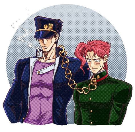 Jotaro X Kakyoin Jojo Anime Jojo Bizzare Adventure Jojo Bizarre