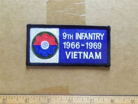 Us Army 9th Infantry Division 1966 1969 Vietnam Embroidered Patch