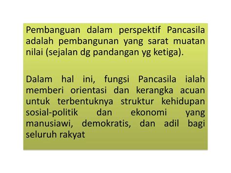 Ppt Pancasila Sebagai Paradigma Pembangunan Powerpoint Presentation