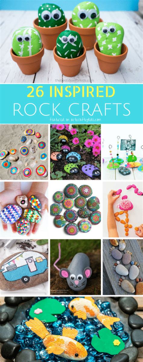 Creative Rock Crafts For Kids Arty Crafty Kids